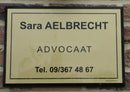 Plaque signalétique de luxe gravée en véritable cuivre brillant - 10 x 6 cm - VALUE PACK avec 2 vis décoratives et 1 moulage en bois de luxe inclus