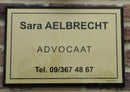 Plaque signalétique de luxe gravée en véritable cuivre brillant - 20 x 15 cm