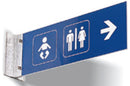 Plaque signalétique gravée en PVC coloré - 10 x 10 cm VALUE PACK avec 4 vis décoratives et 1 moulage en bois luxe
